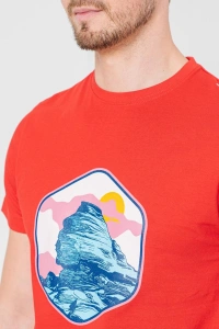TRICOU CASUAL SFINX BARBATI RED-S - Img 5
