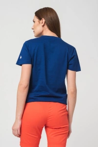 TRICOU LOGO MULTICOLOR FEMEI ROYAL BLU - Img 3