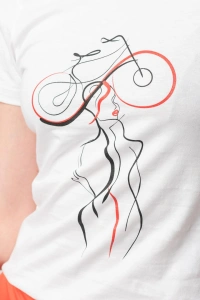 TSHIRT CASUAL F DOAMNA CU... WHITE-M - Img 6