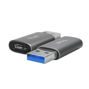 Adaptor Trust Calyx USB-A-USB-C, gri