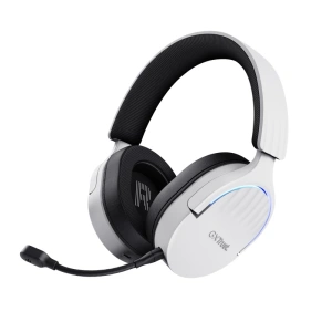 Casti Gaming Head-band Trust GXT 491W Fayzo, Wireless, Alb