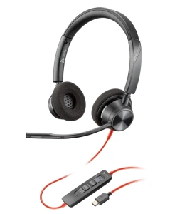 Casti Head-band HP Blackwire 3220, Cu fir, Negru