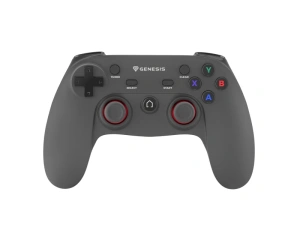 Controller wireless Genesis Mangan PV56, interfata 2.4 GHz, numar butoane 12, capacitate baterie 600 mAh, compatibilitate PC, PS3, negru