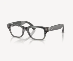 Ray-Ban Meta Blayzer Optics Gen 2 AI Glasses Matte Transparent Ice Grey/Demo