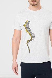 TRICOU CASUAL DRACON BARBATI LIGHT GRAY- - Img 4
