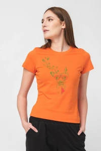 TRICOU CERB FAMILIE FEMEI ORANGE-XS - Img 4