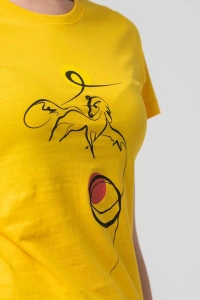 TSHIRT CASUAL F CAL PEGAS YELLOW-M - Img 6