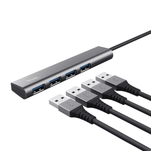 USB Hub Trust Halyx 4xUSB 3.2, alm
