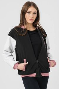 W JACHETA BOMBER PINK M - Img 1