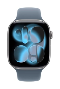 AW BAND 46MM SPORT ANCHOR BLUE S/M