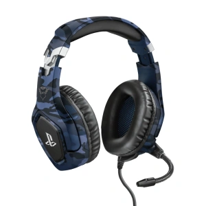 Casti Gaming Head-band Trust GXT 488 Forze PS4, Wired, Noise-canceling, Albastru