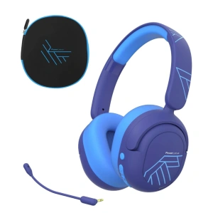 Casti Over-ear POWERLOCUS Lion Kids, wireless, Albastru