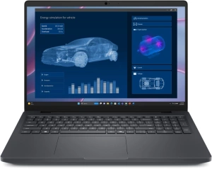 Laptop Workstation DELL Pro Max 16 MC16255, cu procesor Ryzen AI 5 340, 16'' IPS, 16 GB LPDDR5x, 256 GB, AMD Radeon 840M, Windows 11 Pro, 3 ani Garantie