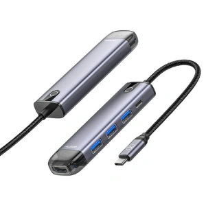 Mcdodo Multihub 5 in 1 Type-C gri