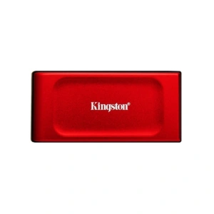 SSD extern Kingston XS1000, 1 TB, USB 3.2 Gen 2, rosu
