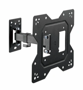 Suport TV de perete Serioux, TV68-221, compatibilitate dimensiune ecran: 23"-43", compatibilitate VESA:100x100, 100x200, 200x100, 200x200, greutate maximă suportata: 30kg, distanta fata de perete: 56~204mm, inclinare: ＋5°～-8°, pivotare: +90°~-90°