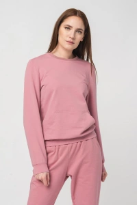 BLUZA COTON CASUAL FEMEI PINK-L - Img 4