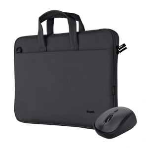 Geanta laptop Trust Bologna, Negru, 2 ani Garantie