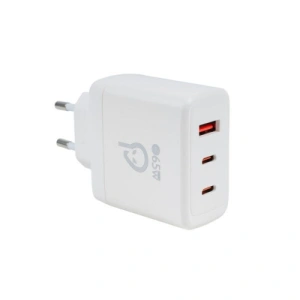 Incarcator retea Spacer GaN, 2 x USB 65W