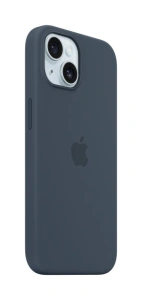 iPHONE CASE 15 SILICONE BL