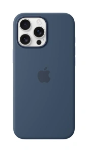 iPHONE CASE 16 PRO MAX SILICONE BL