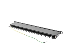 Patch panel 24 port. 0,5U Cat.5e FTP ng