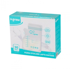 Pungi stocare lapte matern 30buc, U-Grow - Img 2