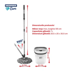 SET CURAT.PEDALA WASH&DRY,CLEANSTEP, GRI - Img 10