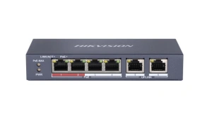 SWITCH HIKVISION 4 PORTURI POE