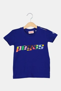 TRICOU LOGO MULTICOLOR COPII ROYAL BLU - Img 1