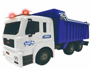 VEHICULE CU LUMINI, SUNETE SI FRICTIUNE, SCARA 1/6, DIVERSE MODELE- BASCULANTA SI AUTOSPECIALA POMPIERI