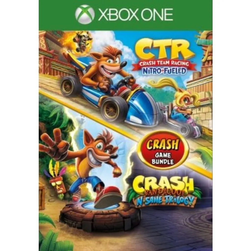 Crash Bandicoot N. Sane Trilogy + Crash Team Racing Nitro-Fueled - Xbox One / Xbox Series X|S
