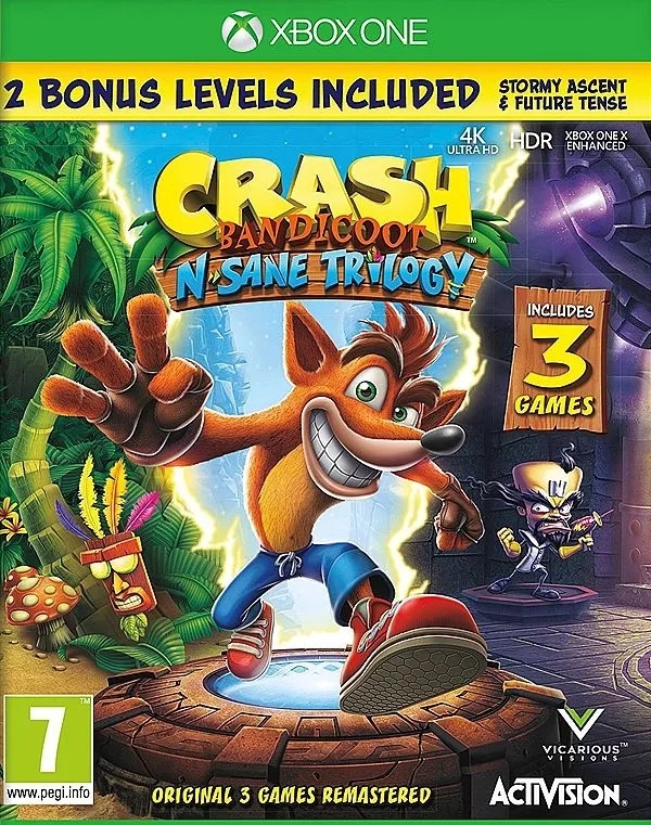 Crash Bandicoot N. Sane Trilogy - Xbox One / Xbox Series X|S