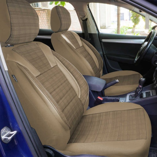 Huse scaune auto compatibile SKODA Octavia I 1996-2010 / Luxury Bej (44507) - Img 3