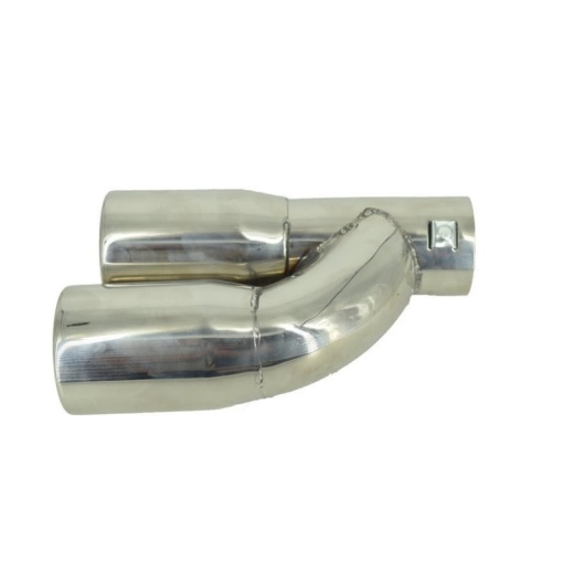 Ornament toba dubla inox universal / Argintiu / Produs Premium - Img 2