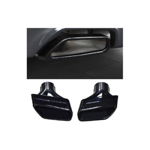 Ornament toba inox BMW Seria 5 G30 / G31 2017-2023 / Negru - Img 2