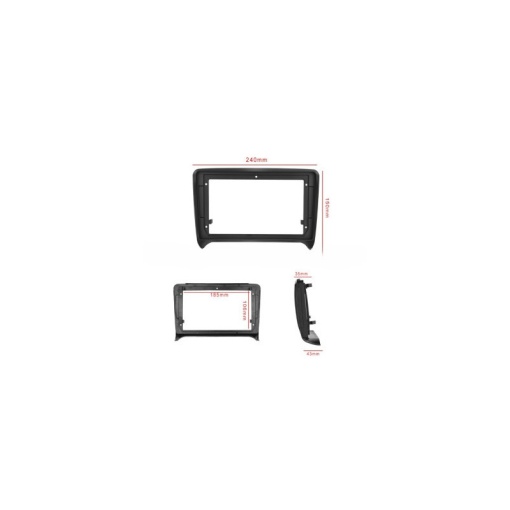 Rama Navigatie AUDI TT II (8J) 2006-2014 - 9" / kit complet - Img 3