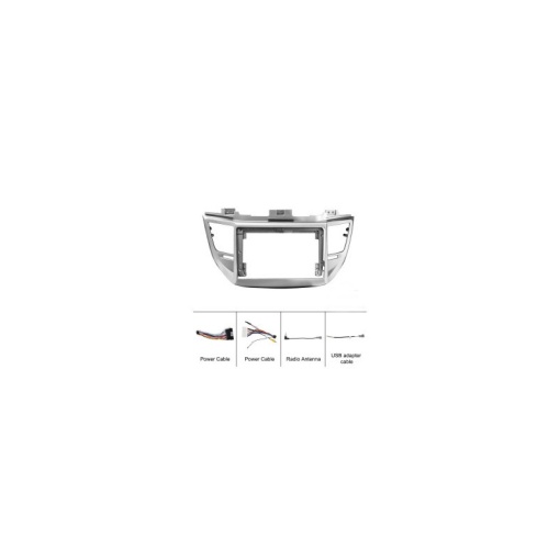 Rama Navigatie HYUNDAI Tucson 2015-2018 Pre-Facelift - 9" / kit complet - Img 5