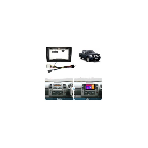 Rama Navigatie NISSAN Navara II 2004-2014 - 9" / kit complet - Img 3