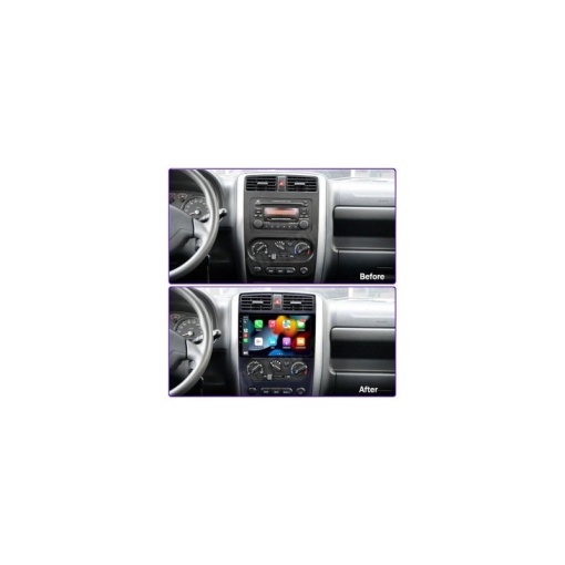 Rama Navigatie SUZUKI Jimny 2005-2018 Facelift - 9" / kit complet - Img 6