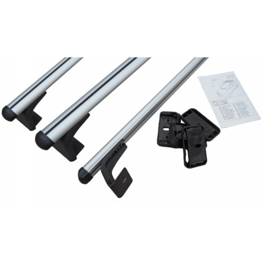 Set 3 bare portbagaj FIAT Doblo III (K9) 2022-prezent - ALUMINIU - fixare pe caroserie - Img 7
