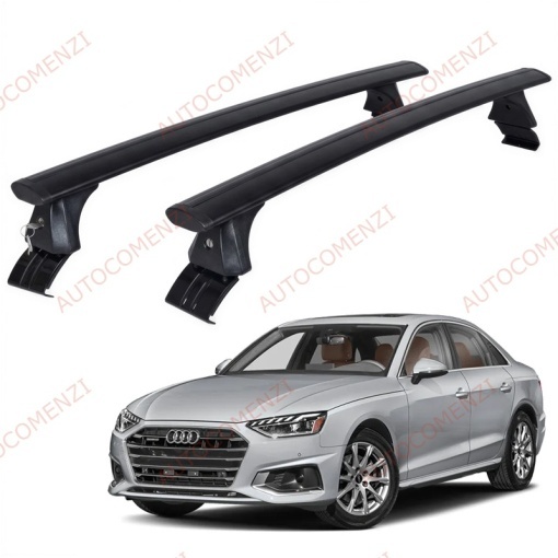 Set bare portbagaj AUDI A4 B9 (8W) 2016-2025 Sedan/Berlina - ALUMINIU - prindere la usa - Wingbar - Img 2