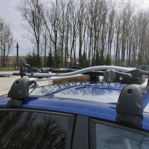 Set bare portbagaj cu cheie DACIA Sandero III 2020-prezent - Aluminiu - KVOSND3 - Img 5