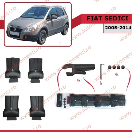 Set bare portbagaj FIAT Sedici 2005-2014 - KVO AERO - Img 3