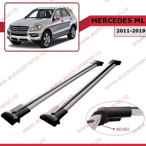 Set bare portbagaj MERCEDES ML III (W166) 2011-2019 - KVO AERO - Img 2