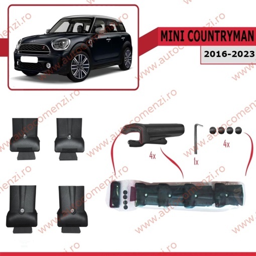 Set bare portbagaj MINI Countryman (F60) 2016-2023 - KVO AERO - Img 3