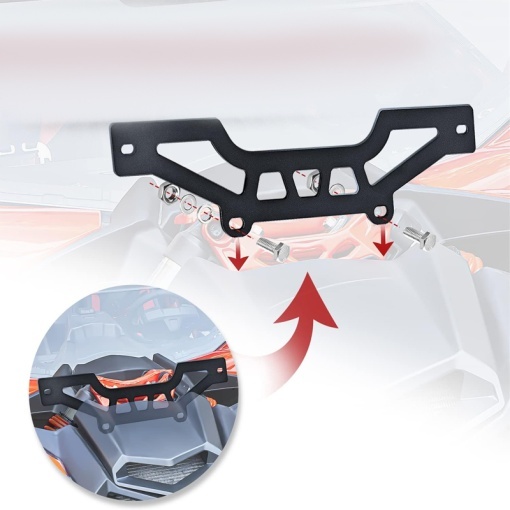 Suport montare LED - prindere frontala Maverick X3 - Otel inoxidabil - Img 2