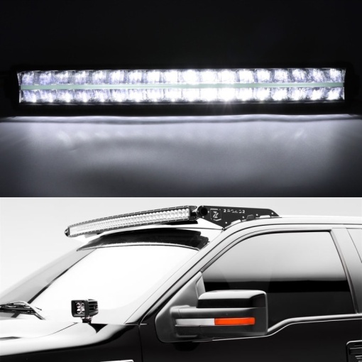 Proiector LED bar cu pozitie DRL lumina alba - 480W Profesional - Img 2