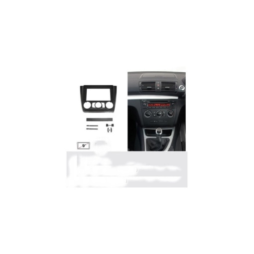 Rama Navigatie BMW Seria 1 E81 / E87 2007-2011 Facelift (AC Manual) - 9" / kit complet - Img 5