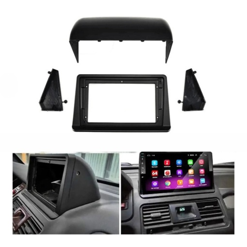 Rama Navigatie MITSUBISHI Pajero III 1990-2001 Pre-Facelift - 9" / kit complet - Img 2